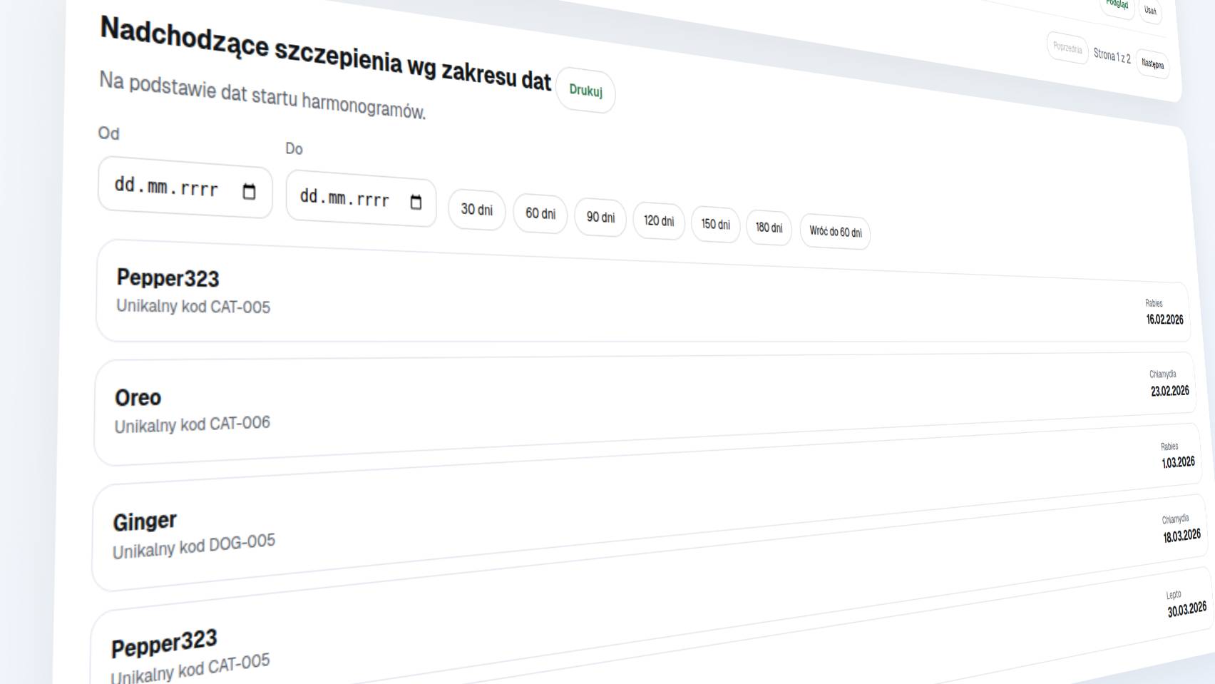 Schedule monitoring